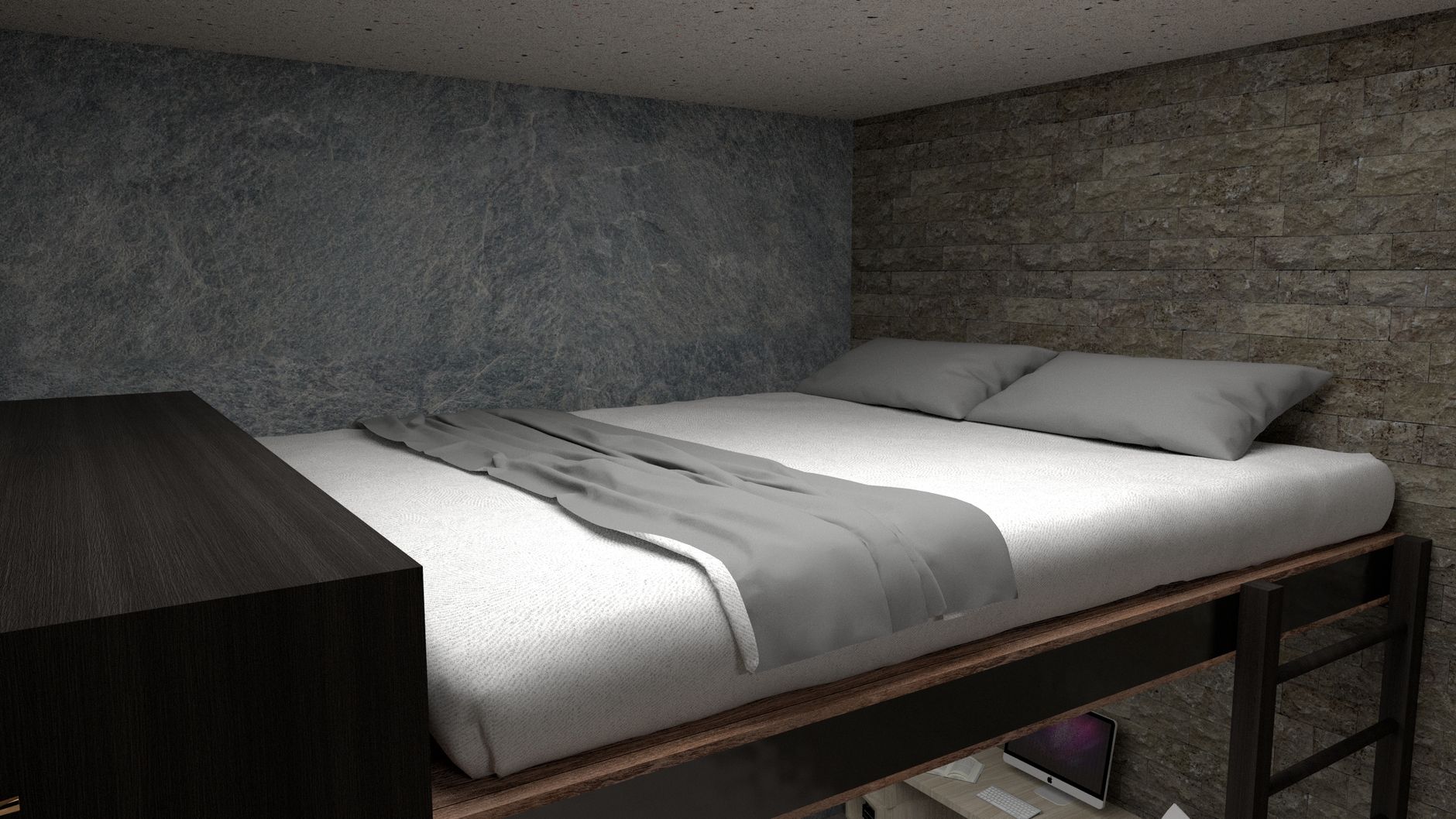 Building the Bed in Layers Instead of One Heavy Comforter - bedrooms & bathrooms
